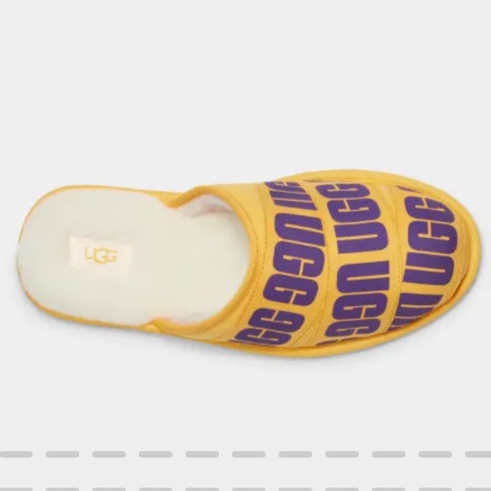 Ugg Scuff Graphic slide Lakers 10 unworn